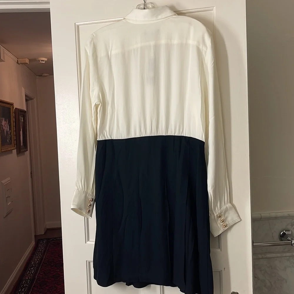 J.Crew Button-front crepe shirtdress dress BM974